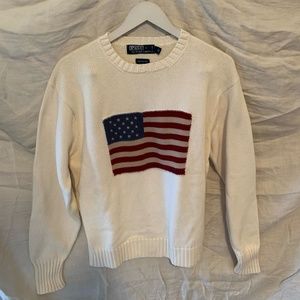 Ralph Lauren Men's  Cotton Flag Sweater